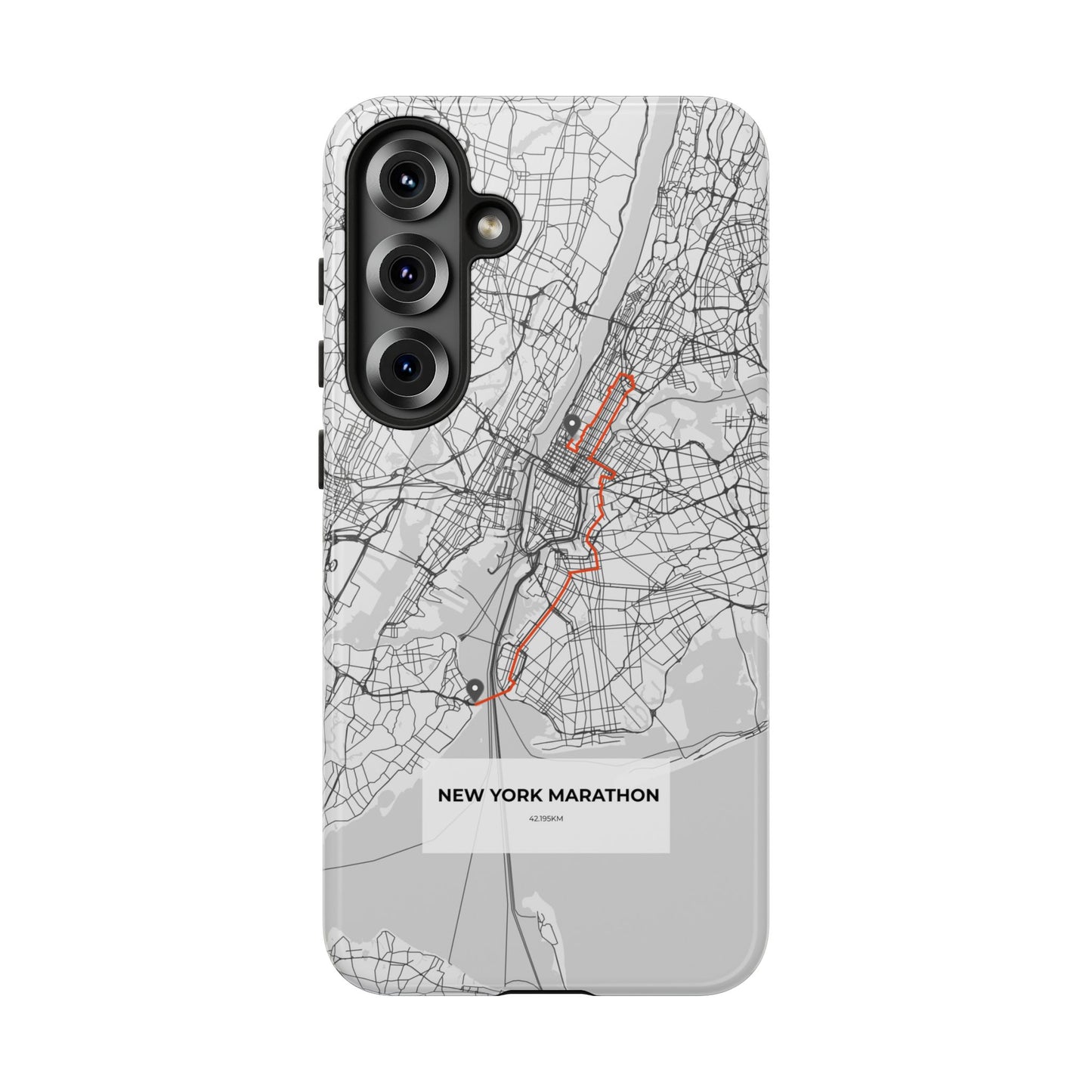 New York Marathon Route Tough Phone Case
