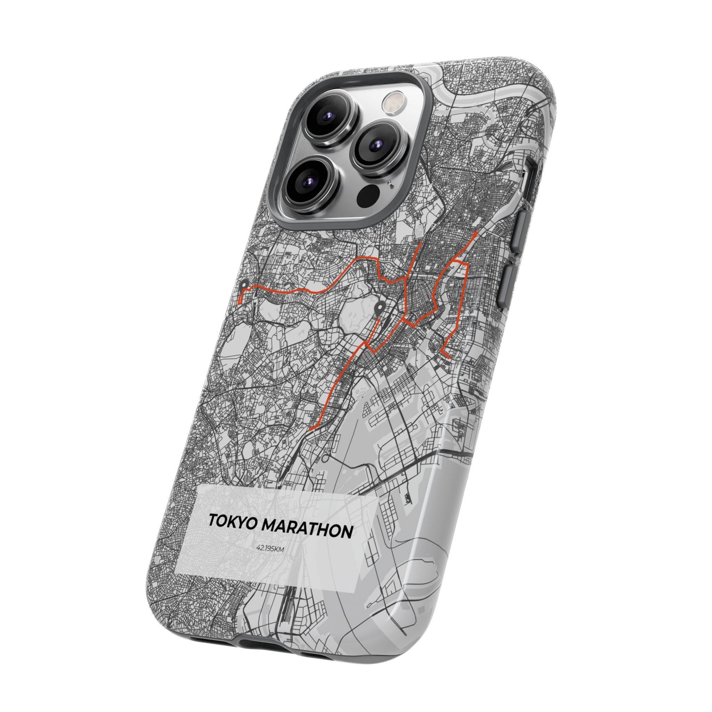 Tokyo Marathon Route Tough Phone Case