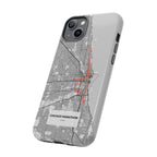 Chicago Marathon Route Tough Phone Case