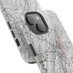New York Marathon Route Magnetic Impact-Resistant Phone Case
