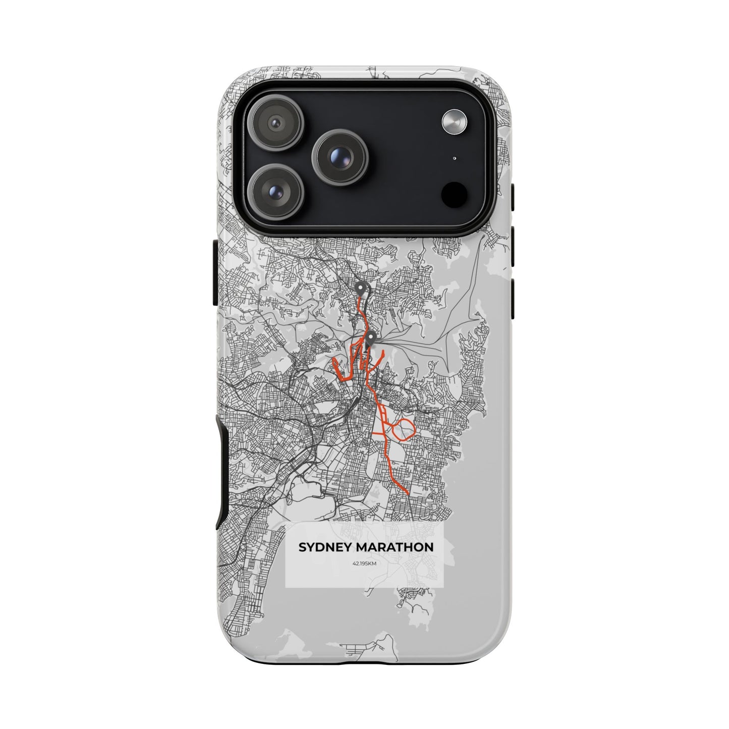 Sydney Marathon Route Tough Phone Case