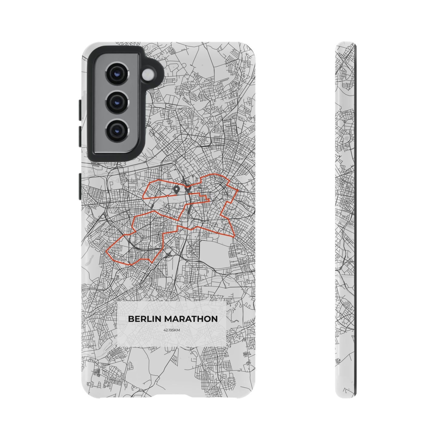 Berlin Marathon Route Tough Phone Case