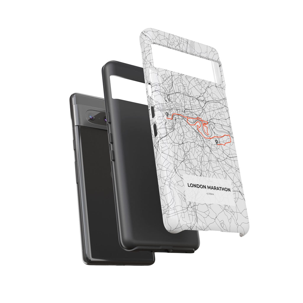 London Marathon Route Tough Phone Case