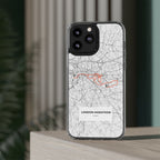 London Marathon Route Clear Impact-Resistant Phone Case