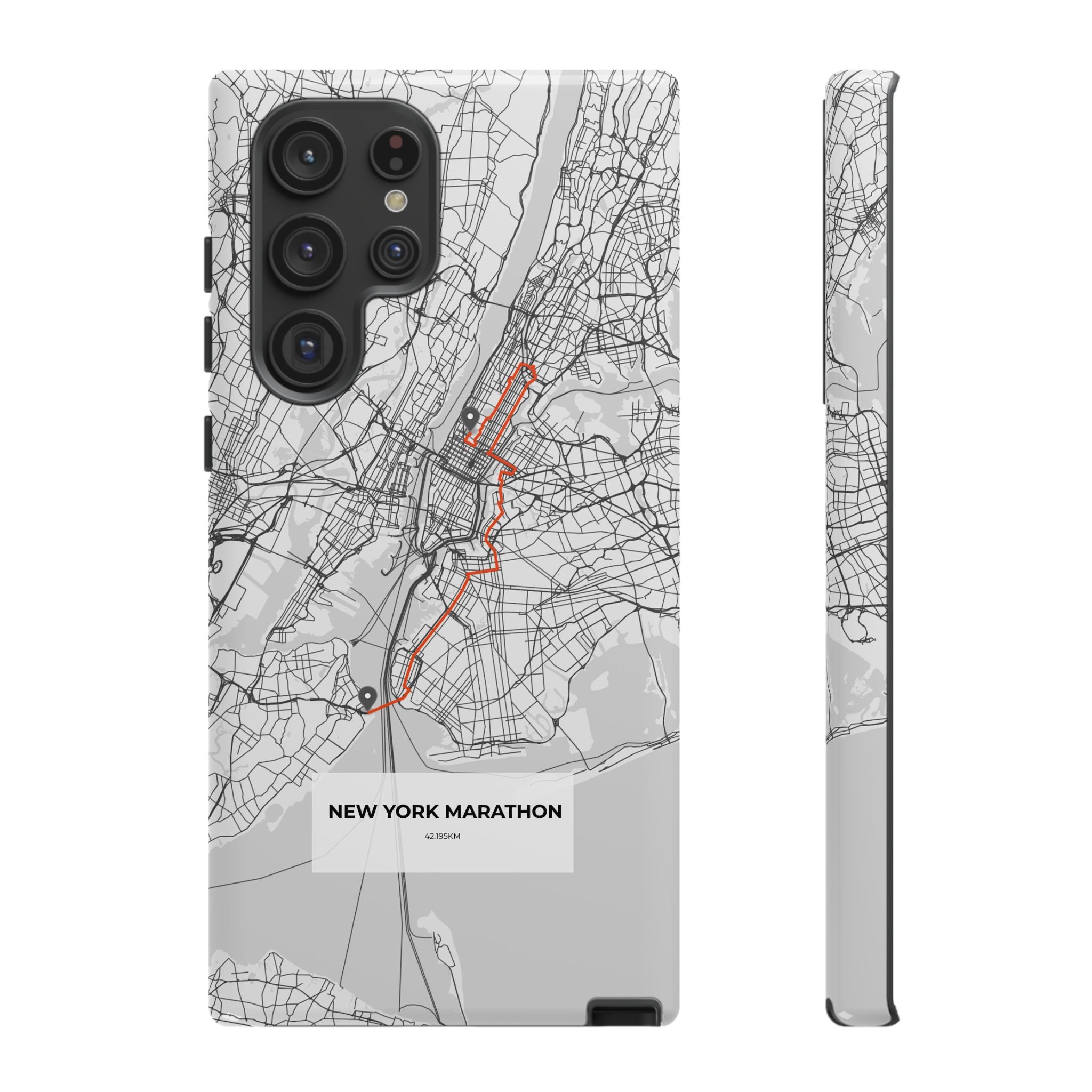 New York Marathon Route Tough Phone Case