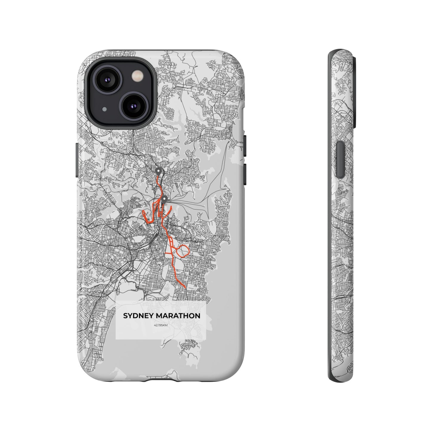Sydney Marathon Route Tough Phone Case