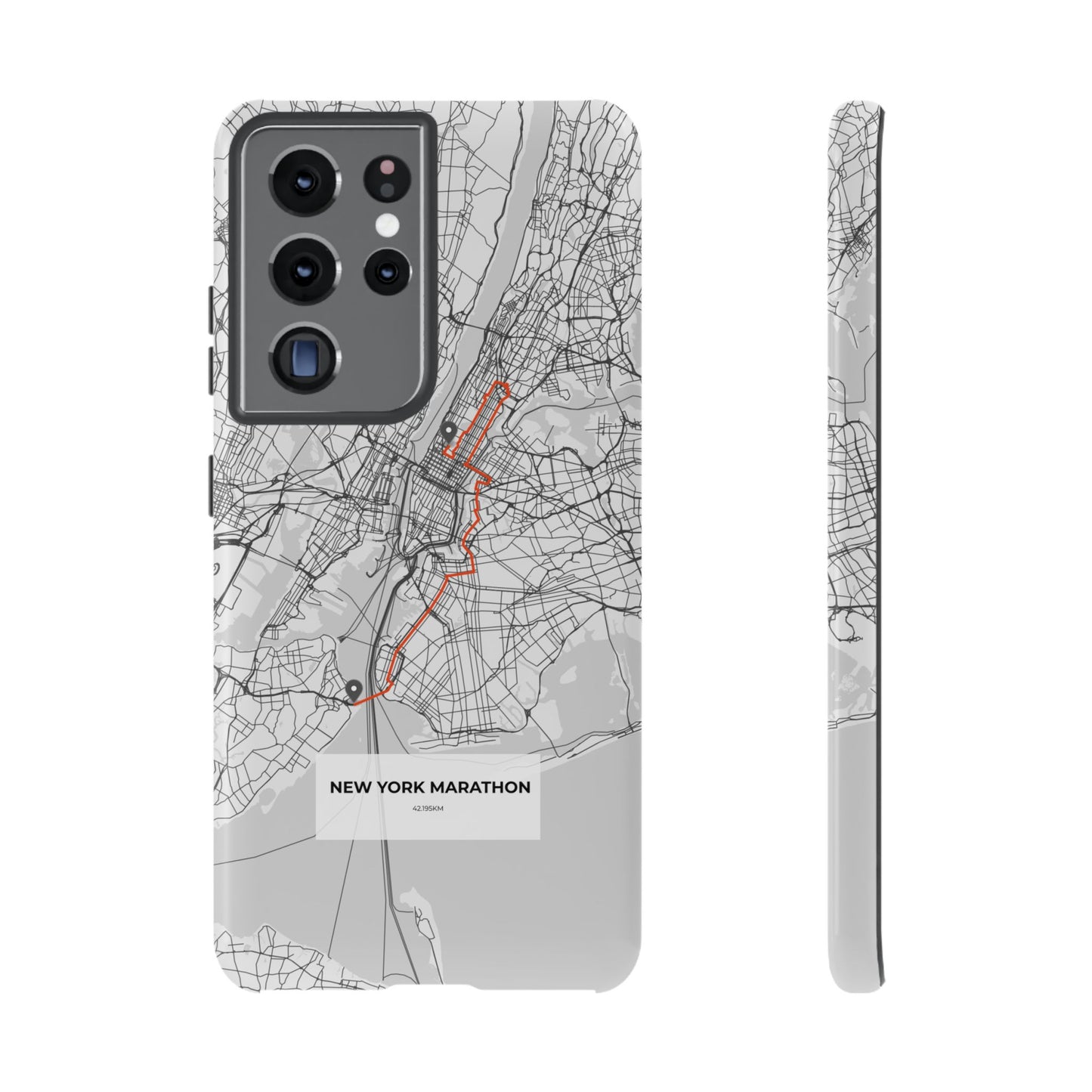 New York Marathon Route Tough Phone Case