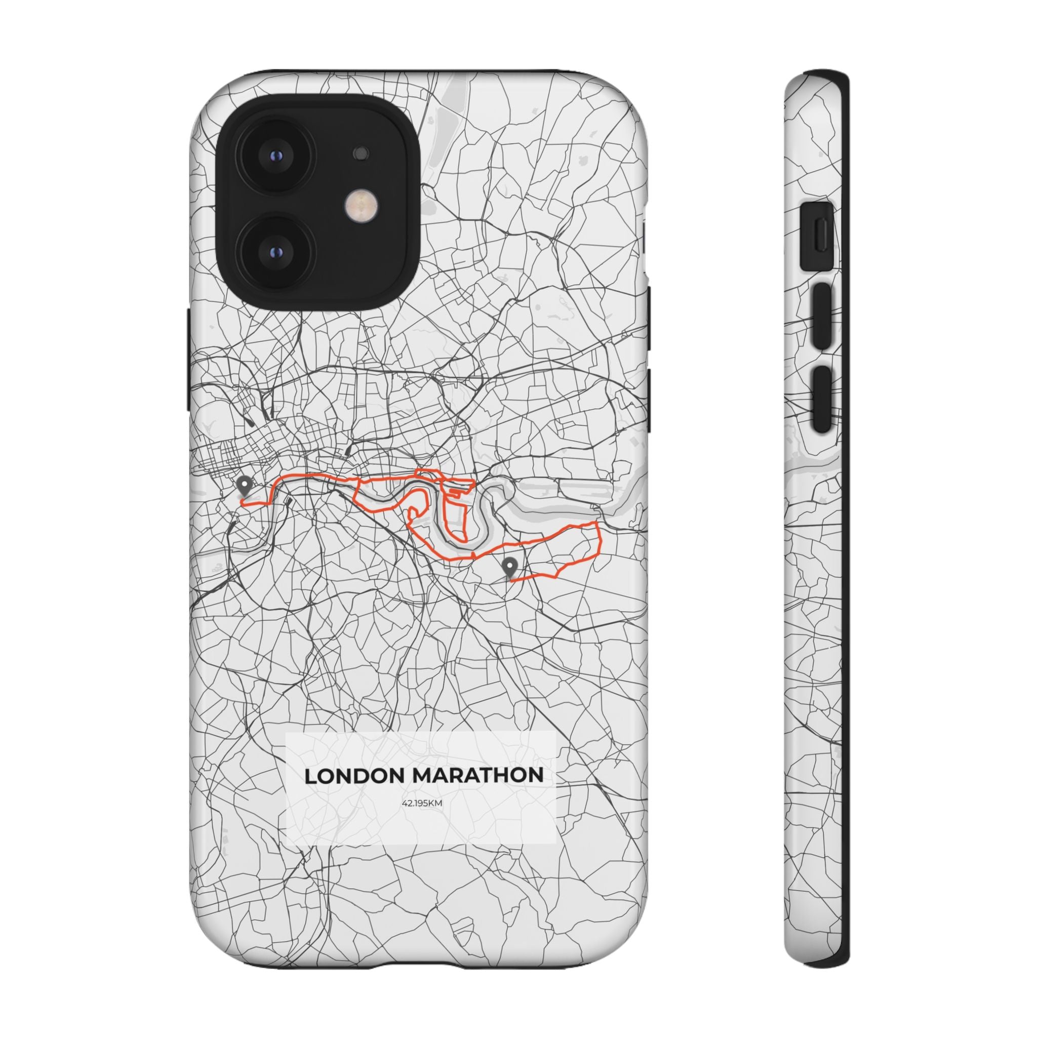 London Marathon Route Tough Phone Case