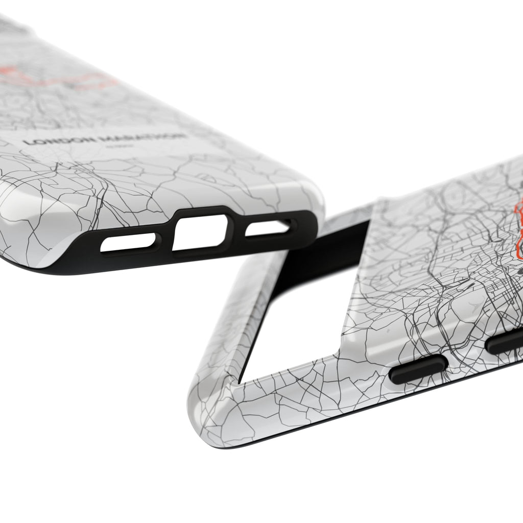 London Marathon Route Tough Phone Case