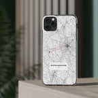 Boston Marathon Route Clear Impact-Resistant Phone Case