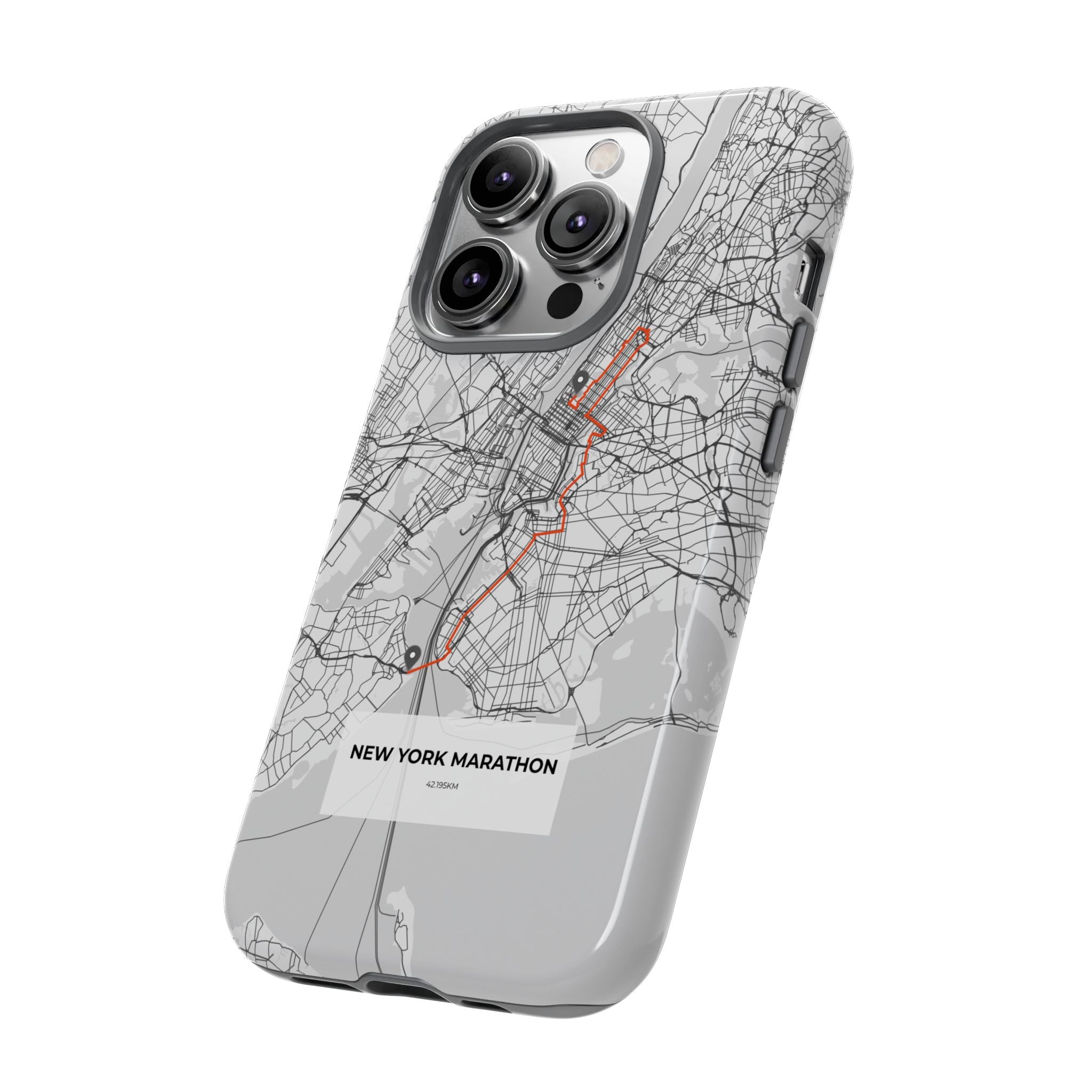 New York Marathon Route Tough Phone Case