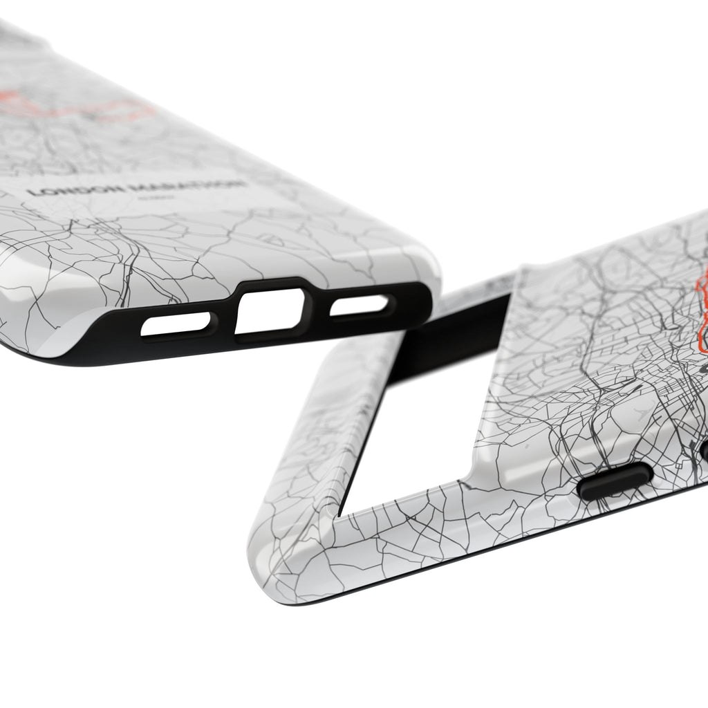London Marathon Route Tough Phone Case