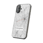 Boston Marathon Route Clear Impact-Resistant Phone Case