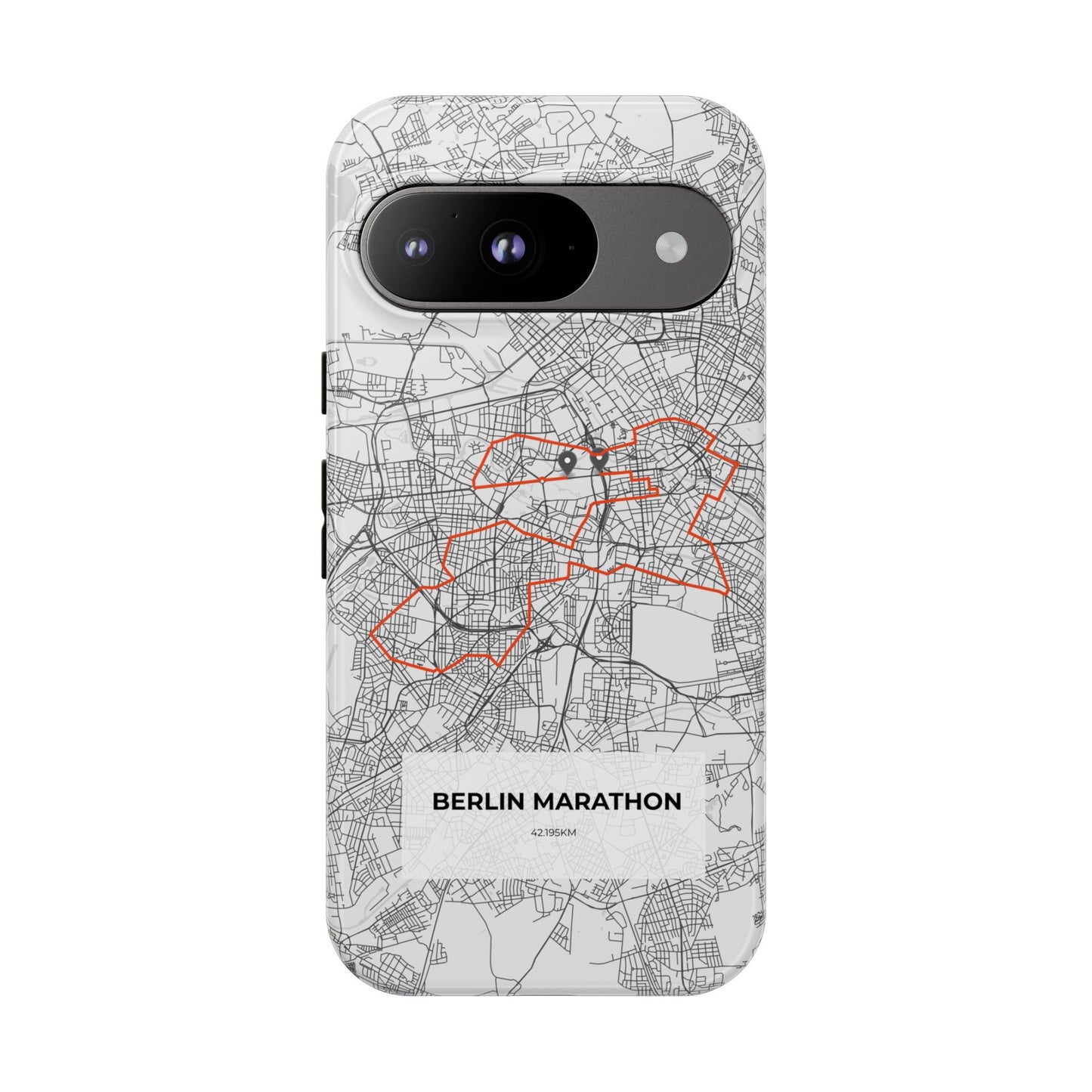 Berlin Marathon Route Tough Phone Case