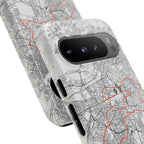 Berlin Marathon Route Tough Phone Case