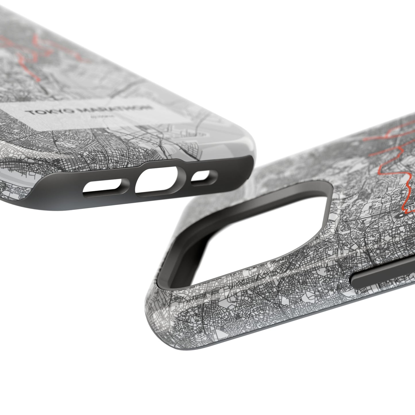 Tokyo Marathon Route Magnetic Impact-Resistant Phone Case