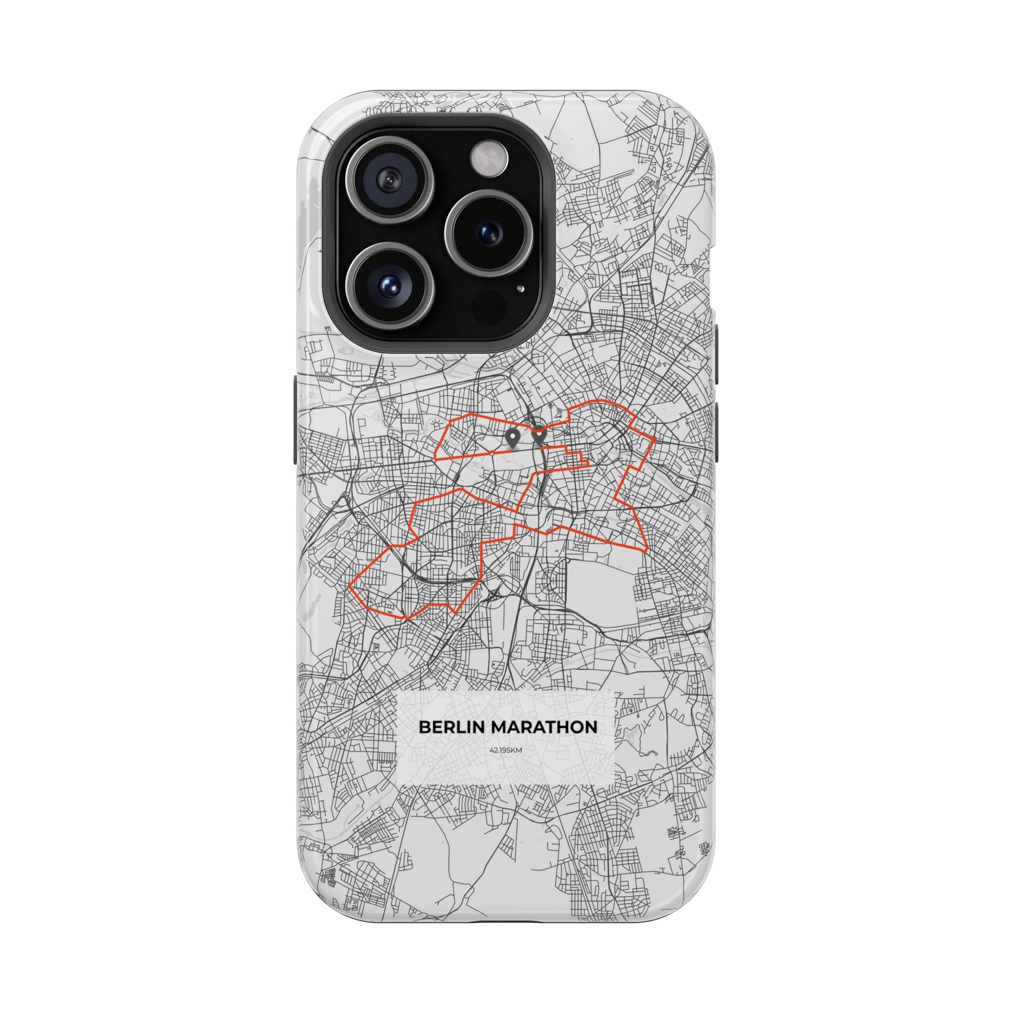 Berlin Marathon Route Magnetic Impact-Resistant Phone Case