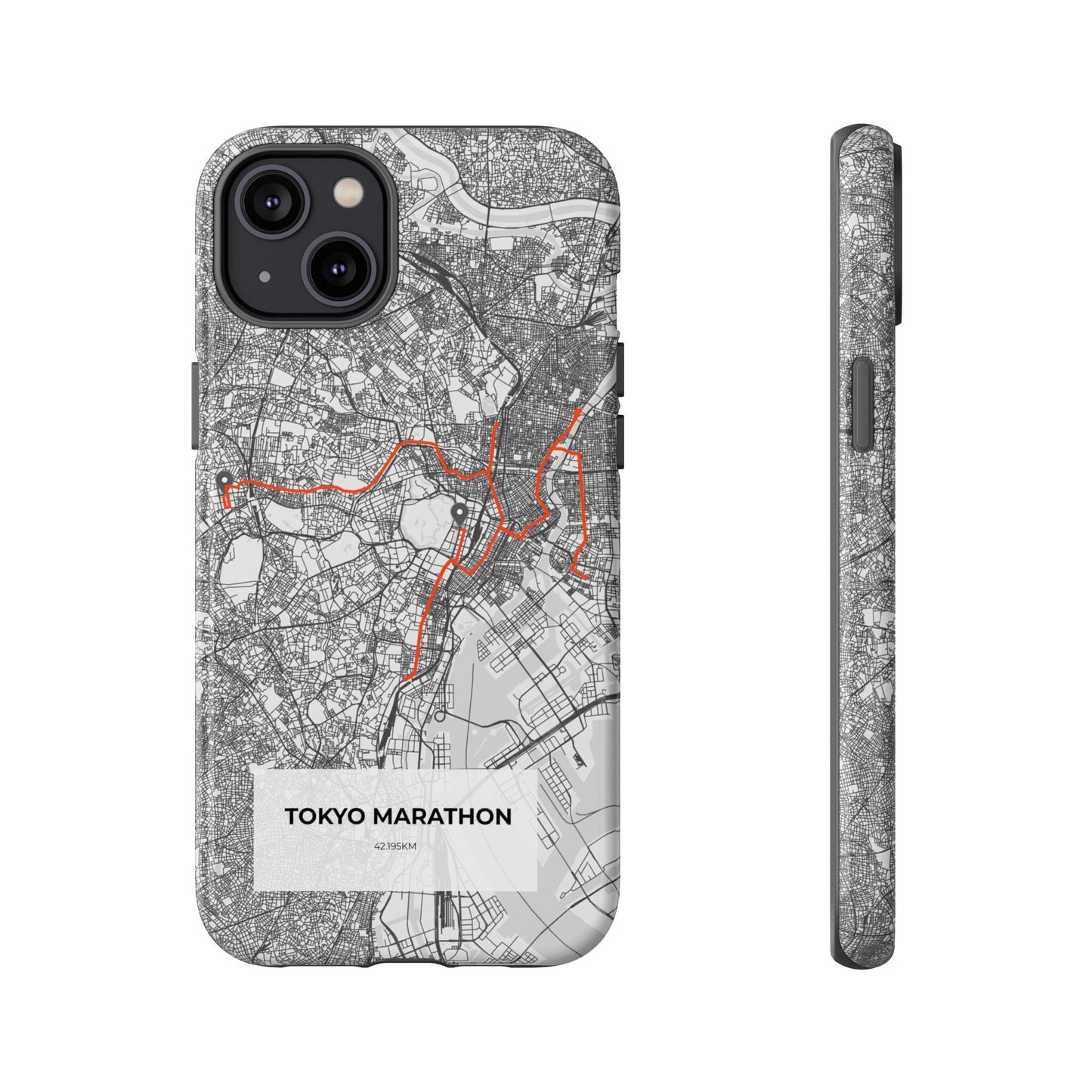 Tokyo Marathon Route Tough Phone Case