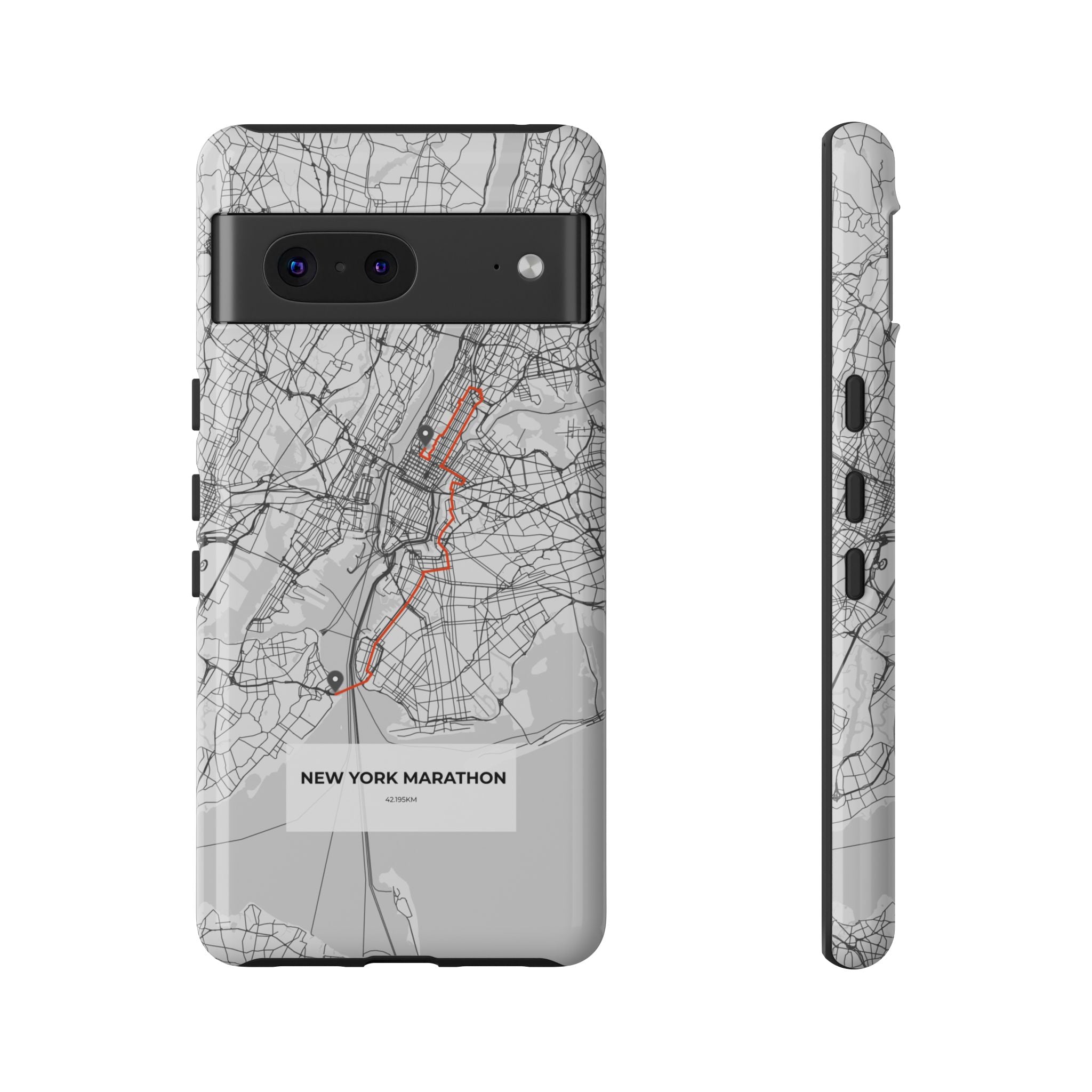New York Marathon Route Tough Phone Case