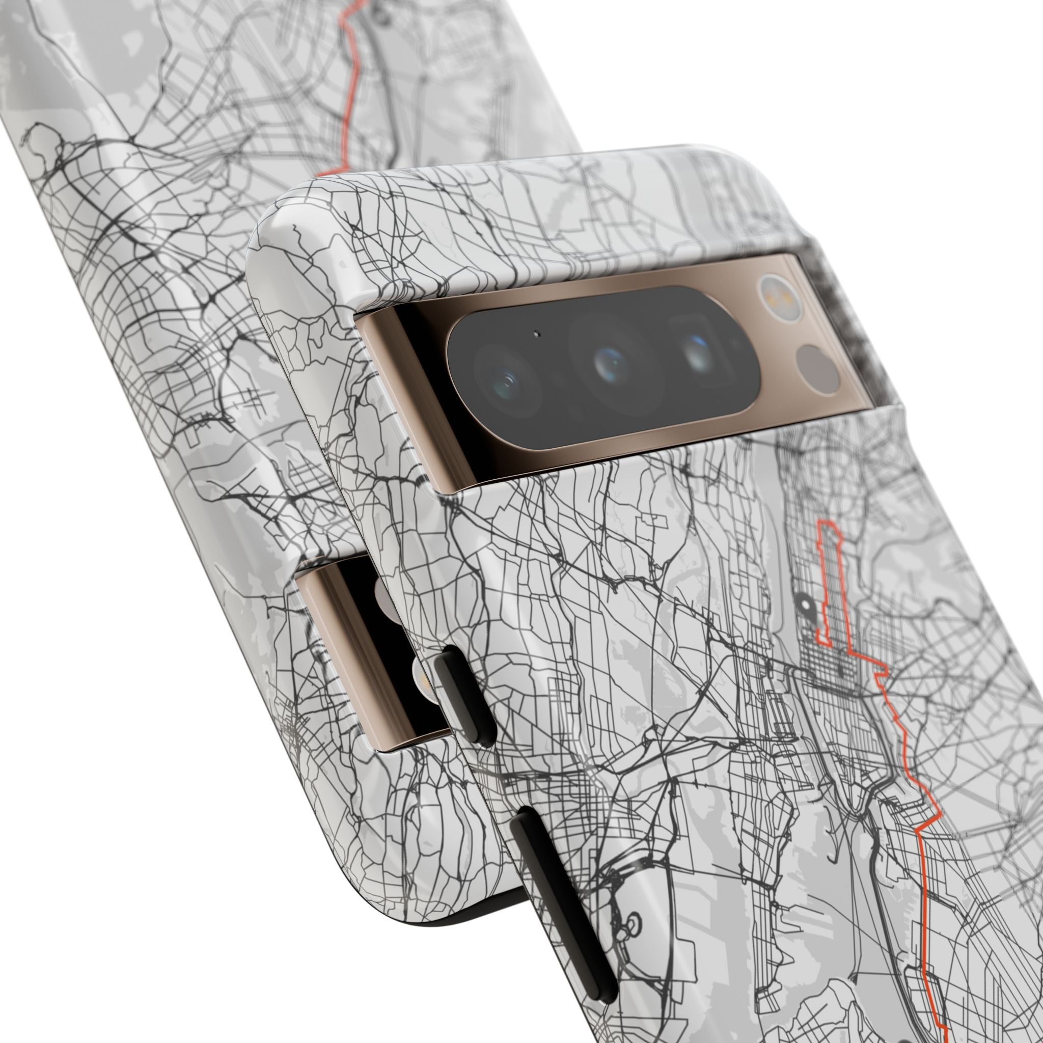 New York Marathon Route Tough Phone Case