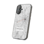 Boston Marathon Route Clear Impact-Resistant Phone Case