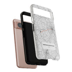 Boston Marathon Route Tough Phone Case