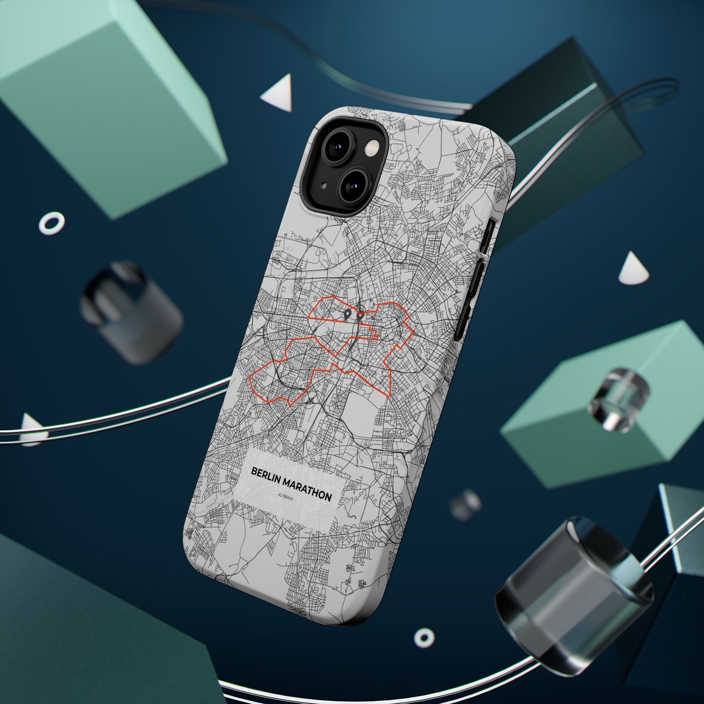 Berlin Marathon Route Magnetic Impact-Resistant Phone Case