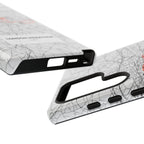 London Marathon Route Tough Phone Case
