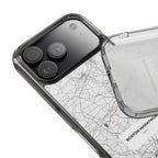 Boston Marathon Route Clear Impact-Resistant Phone Case
