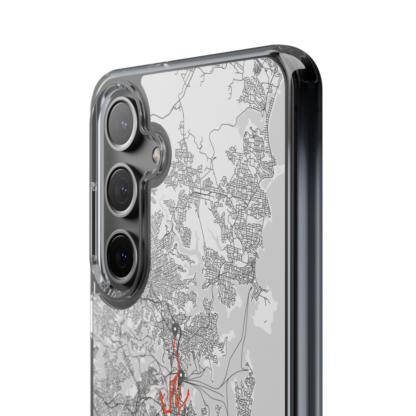 Sydney Marathon Route Clear Impact-Resistant Phone Case