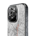 New York Marathon Route Clear Impact-Resistant Phone Case