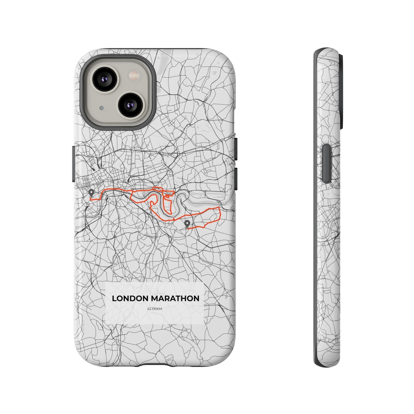 London Marathon Route Tough Phone Case