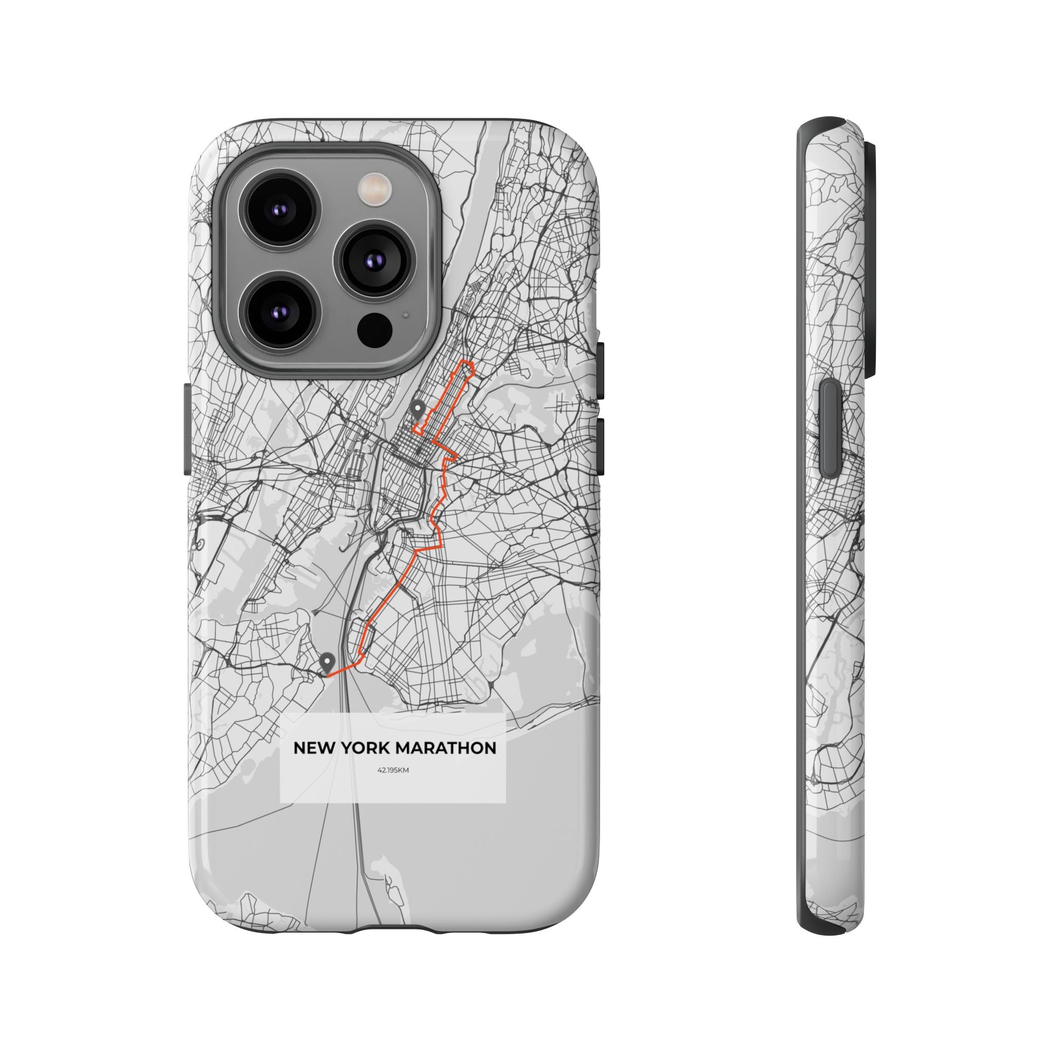 New York Marathon Route Tough Phone Case
