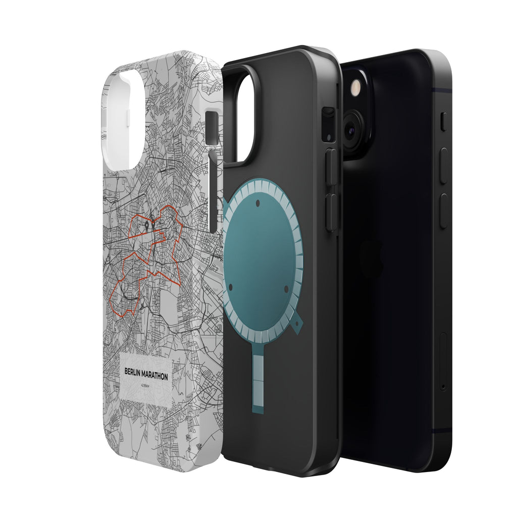 Berlin Marathon Route Magnetic Impact-Resistant Phone Case