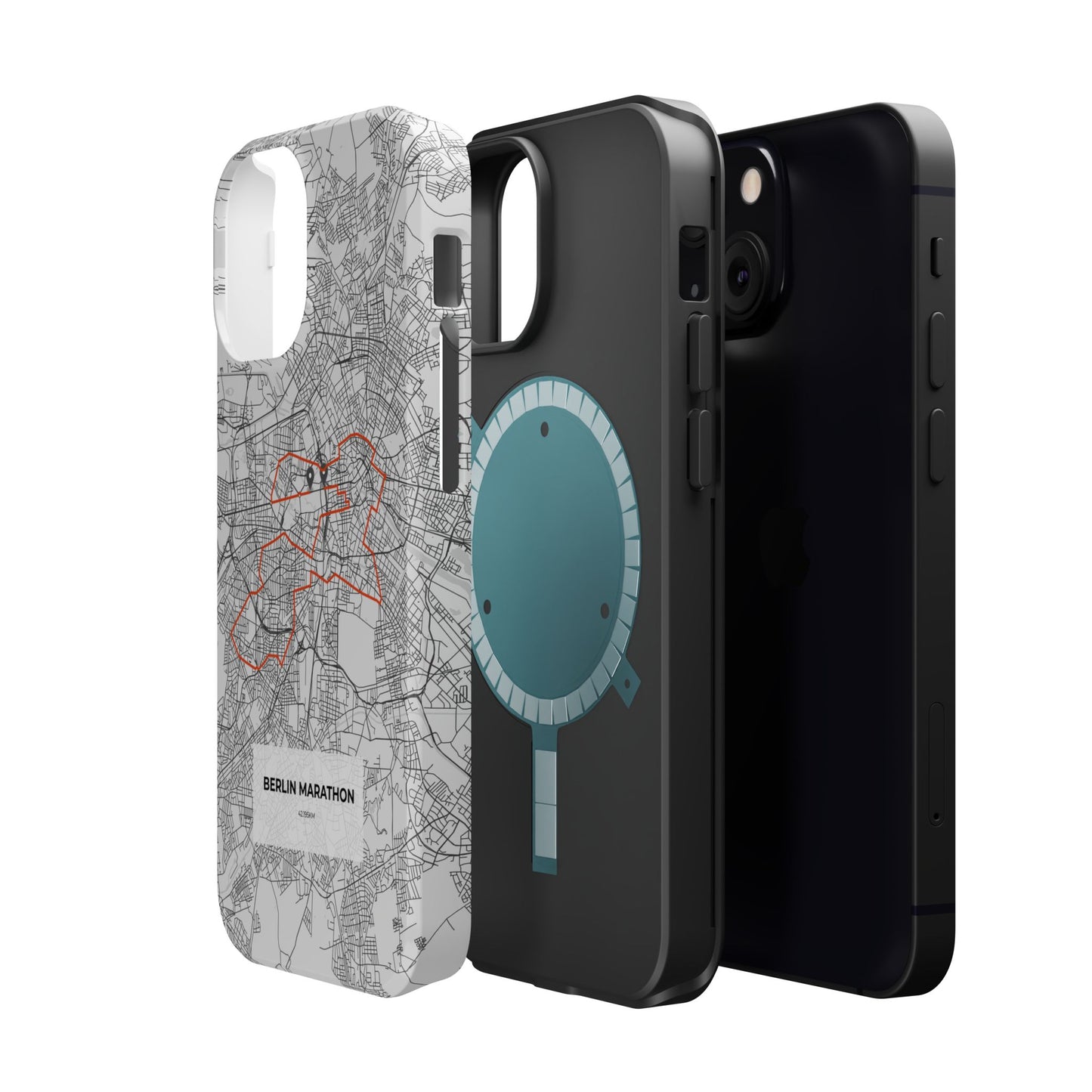 Berlin Marathon Route Magnetic Impact-Resistant Phone Case