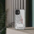 Chicago Marathon Route Clear Impact-Resistant Phone Case