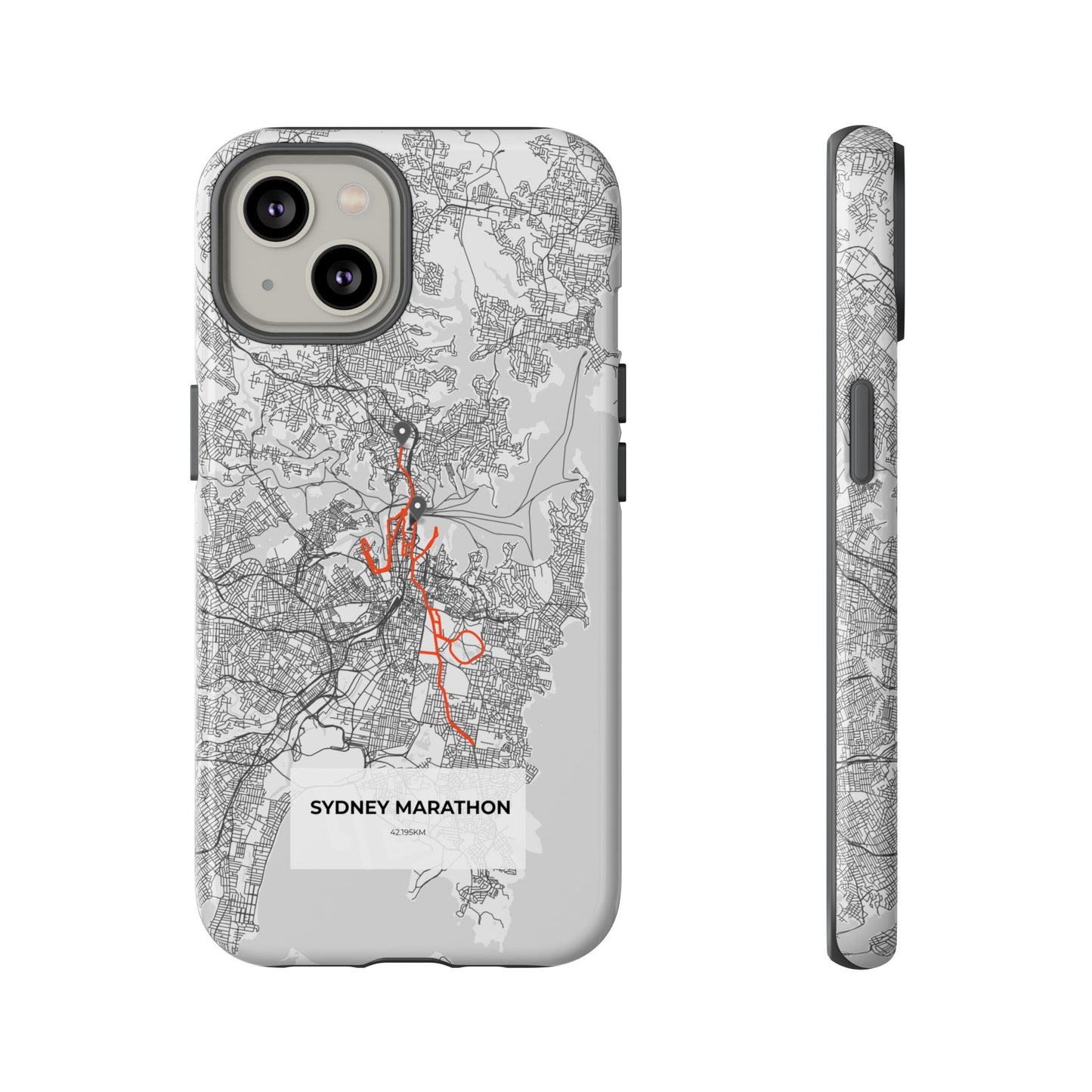 Sydney Marathon Route Tough Phone Case