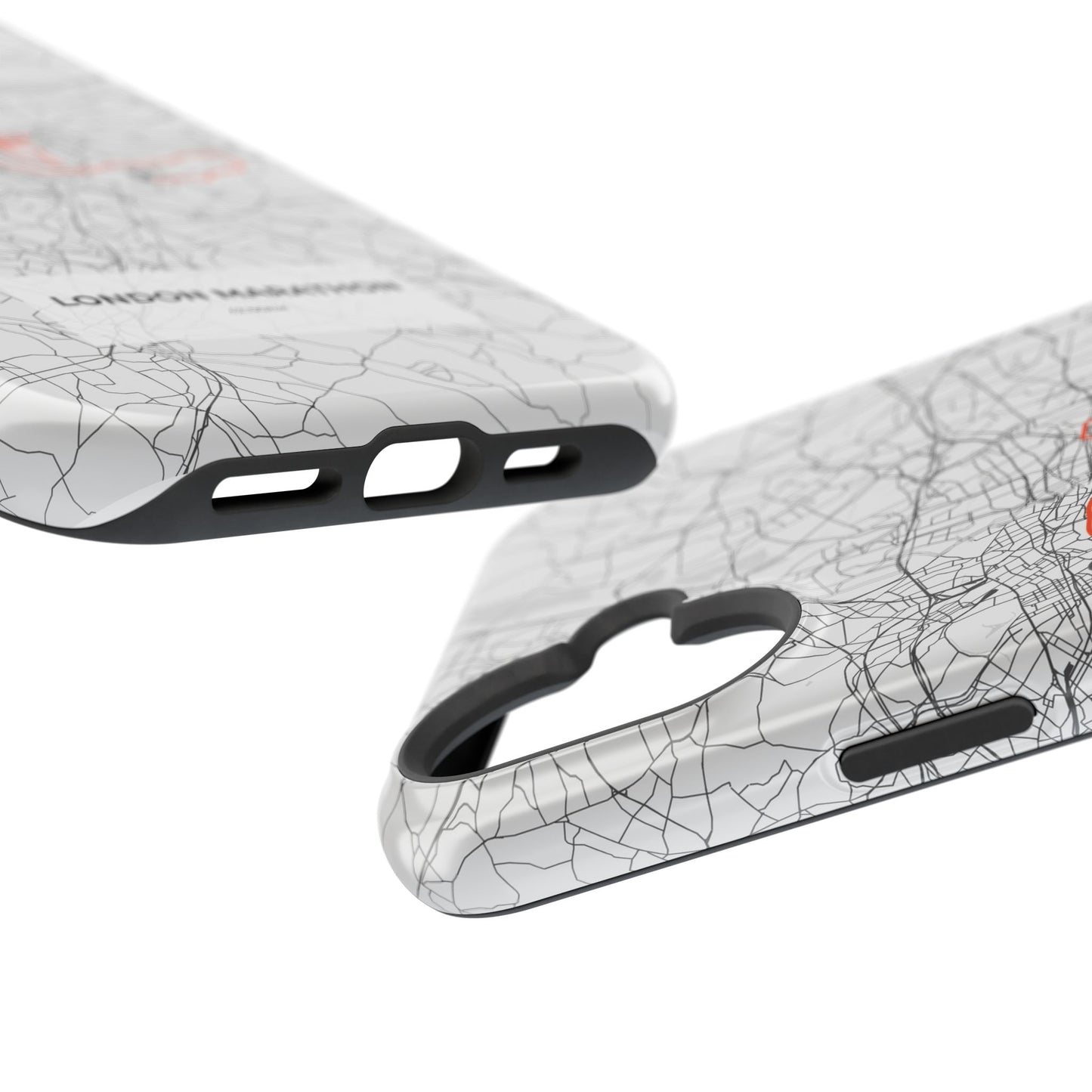 London Marathon Route Magnetic Impact-Resistant Phone Case