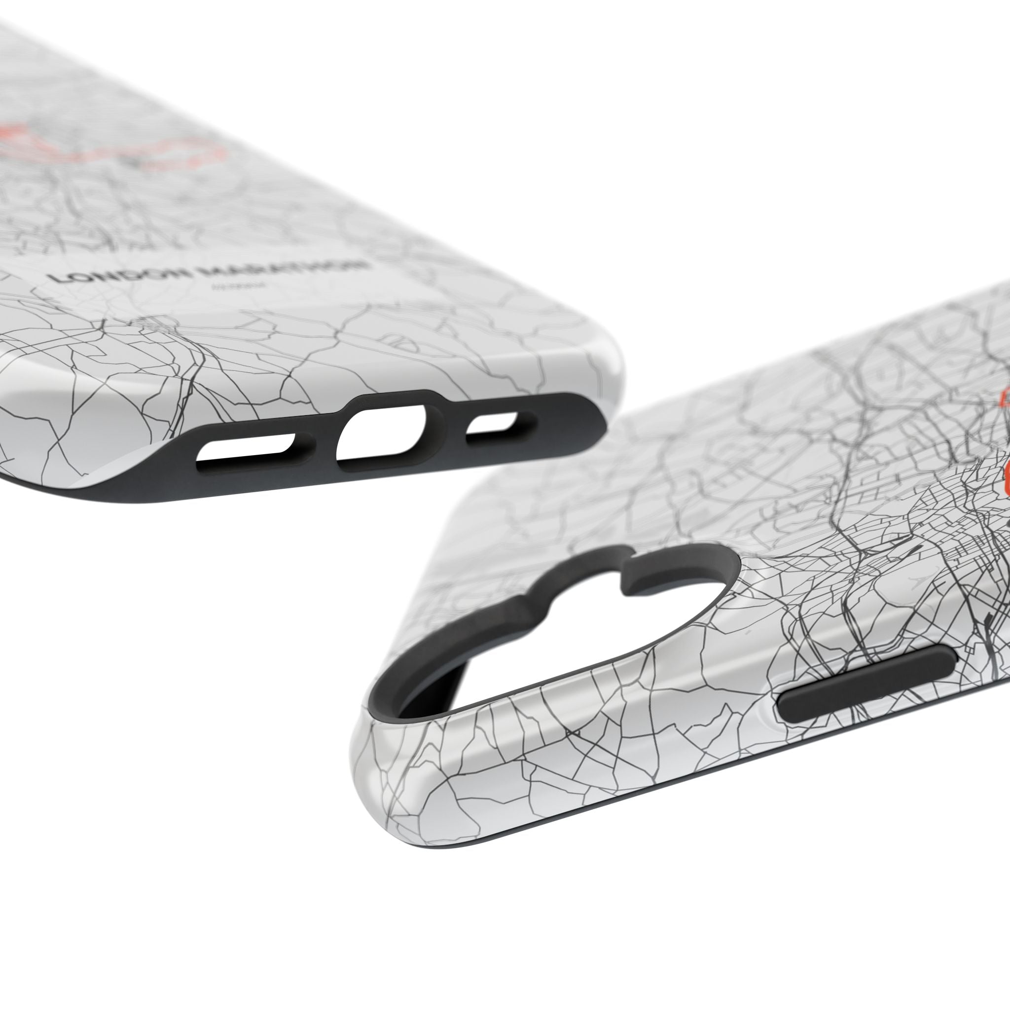 London Marathon Route Magnetic Impact-Resistant Phone Case