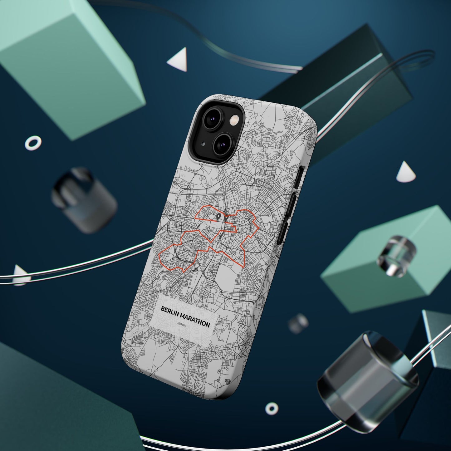 Berlin Marathon Route Magnetic Impact-Resistant Phone Case