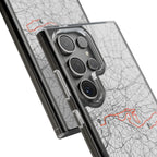 London Marathon Route Clear Impact-Resistant Phone Case