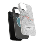 London Marathon Route Magnetic Impact-Resistant Phone Case