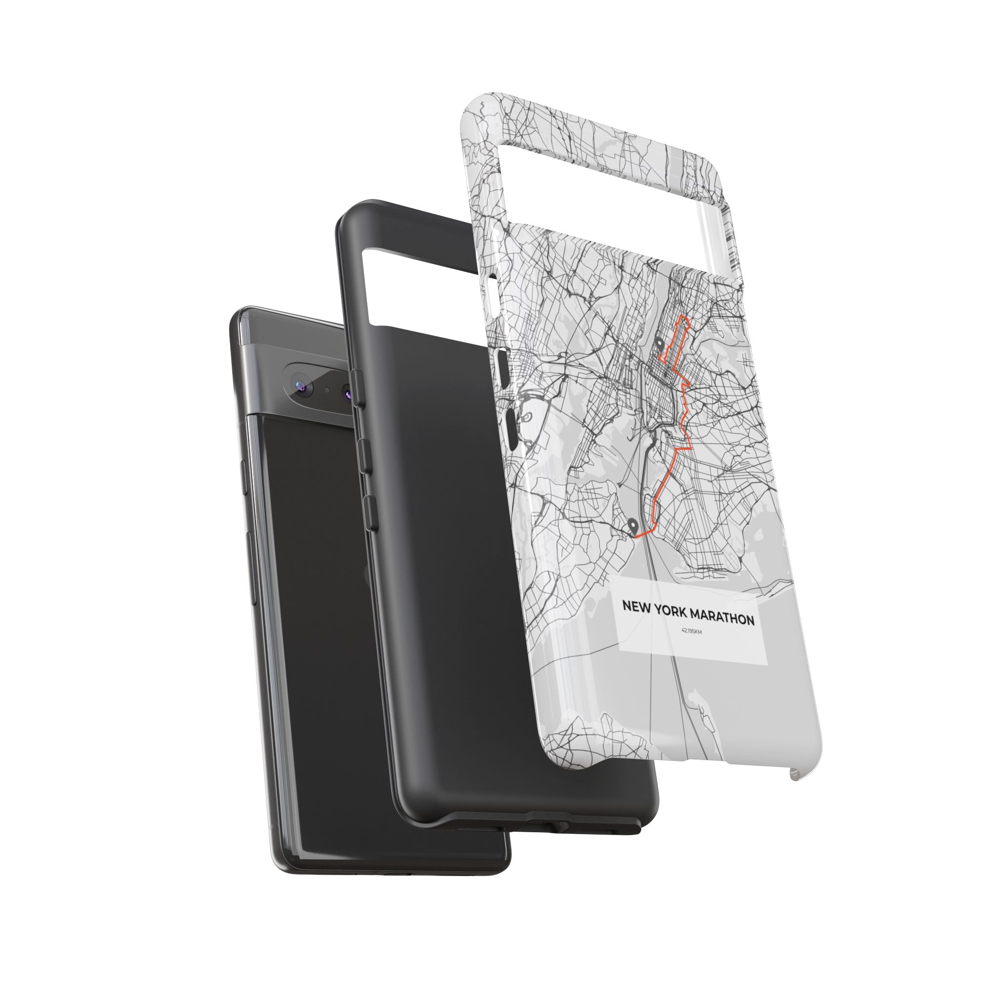 New York Marathon Route Tough Phone Case