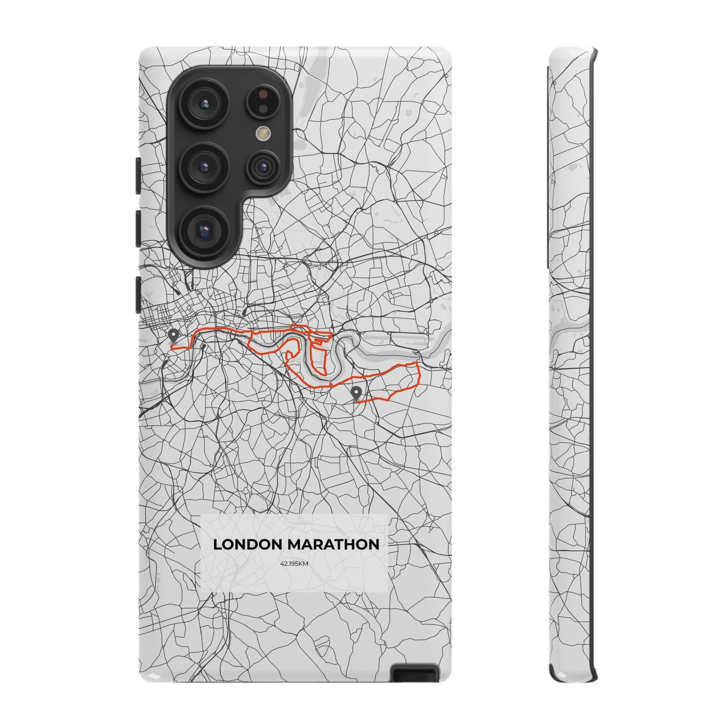 London Marathon Route Tough Phone Case