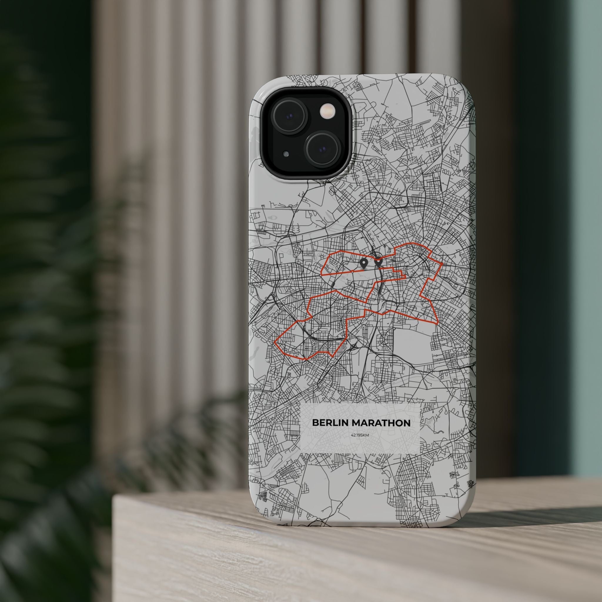 Berlin Marathon Route Magnetic Impact-Resistant Phone Case