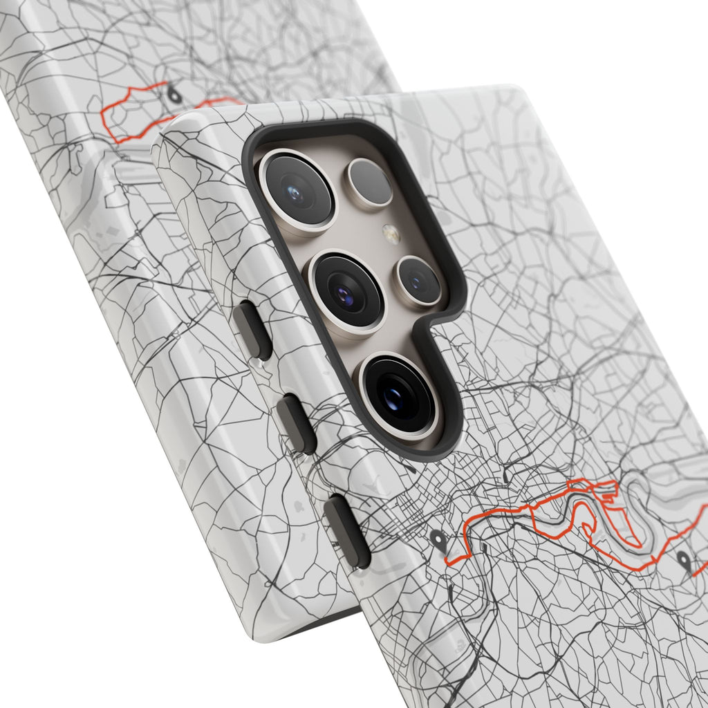 London Marathon Route Tough Phone Case