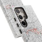 London Marathon Route Tough Phone Case