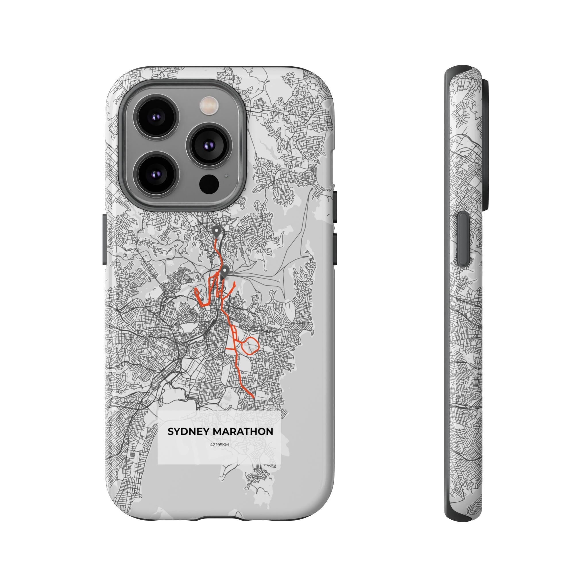 Sydney Marathon Route Tough Phone Case