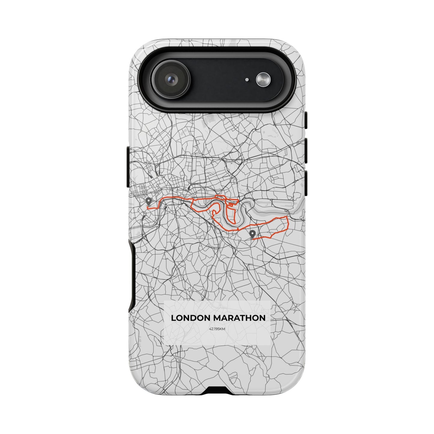London Marathon Route Tough Phone Case