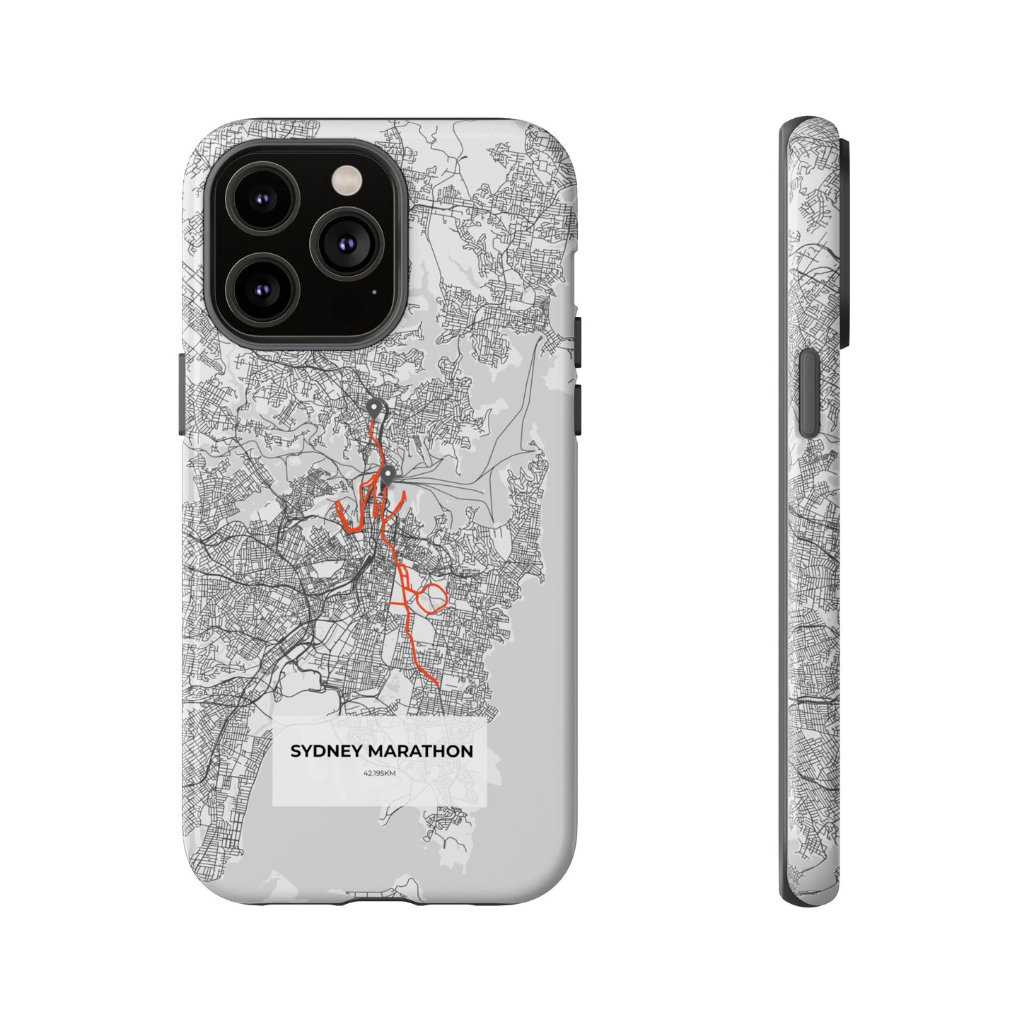 Sydney Marathon Route Tough Phone Case